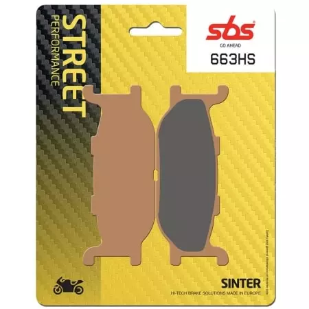 Plaquettes De Frein SBS - 663 (HS)