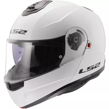 Casque LS2 FF908 Strobe II Gloss Blanc - Casque Modulable LS2