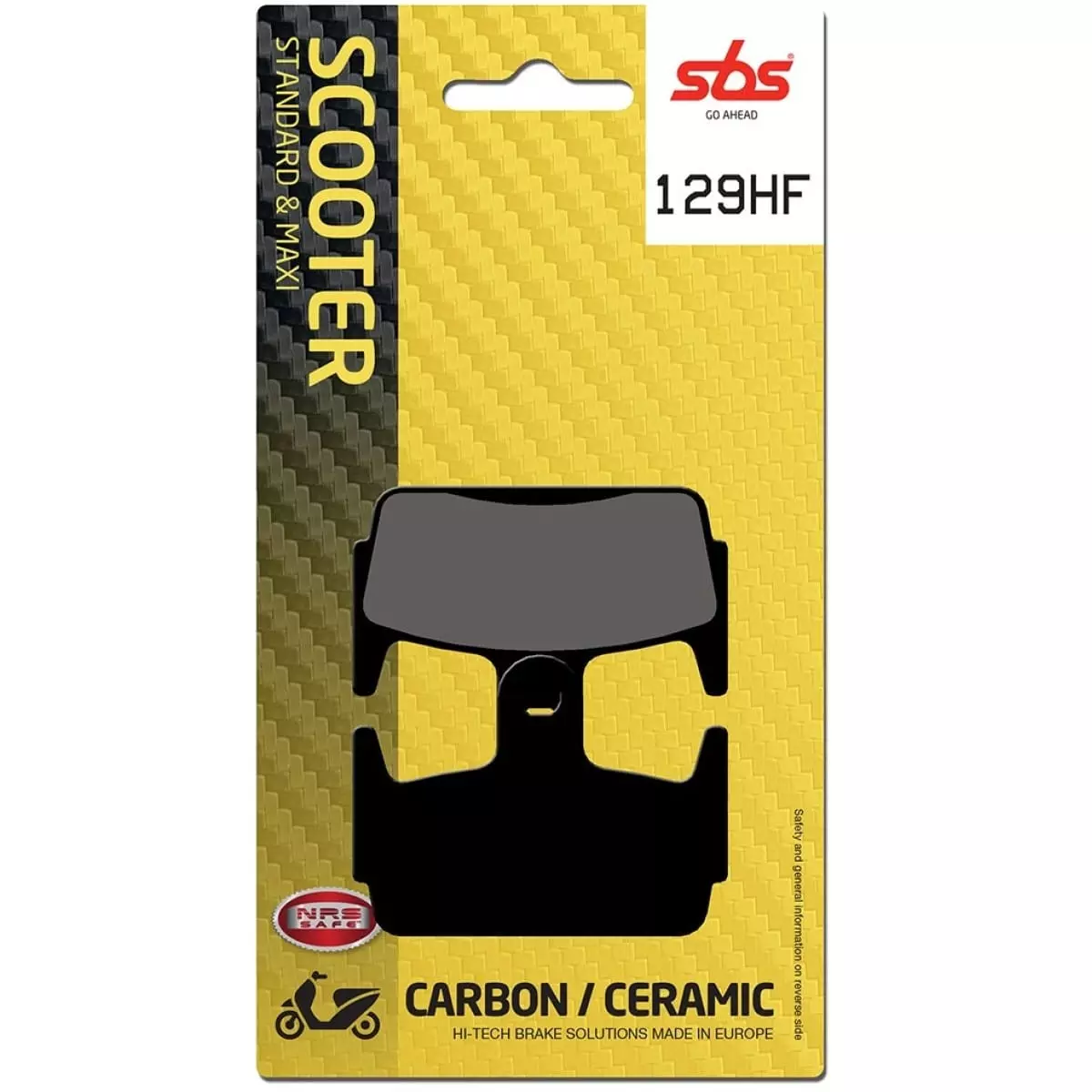 Plaquettes De Frein SBS - 129 (710HF)