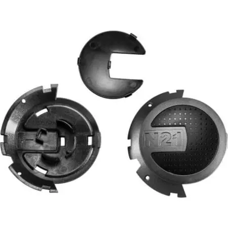 Platines Nolan Écran N21 Visor Chrome Argent Noir