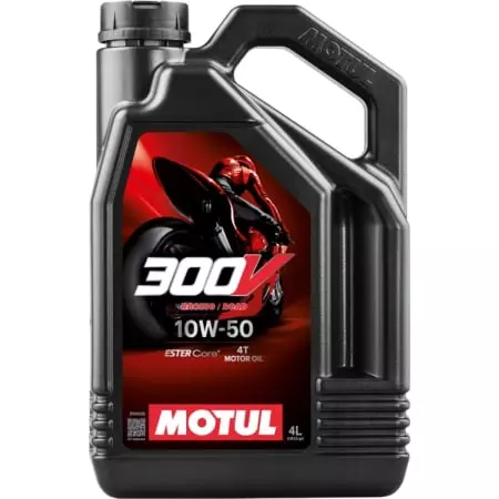 Huile Moteur Motul 300V Road Racing 4T 10w50 - 4L