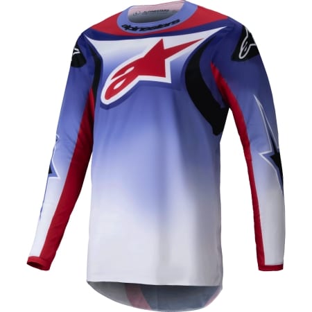 Maillot Cross Alpinestars Fluid Wurx Violet Rouge Brillant