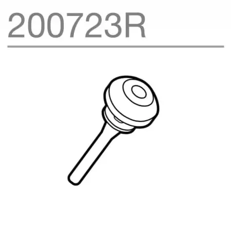 Caoutchouc Remplacement Shad SH39 Noir