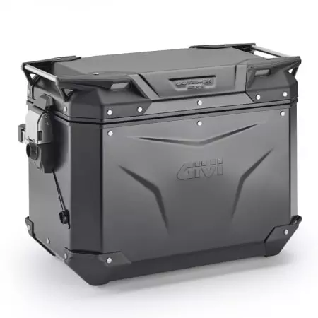 Valise Latérale Droite Givi Trekker Outback Evo Smart 48L Alu Noir - Sans Serrure