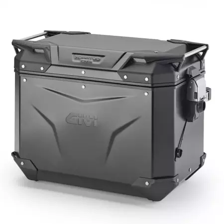 Valise Latérale Gauche Givi Trekker Outback Evo Smart 48L Alu Noir - Sans Serrure