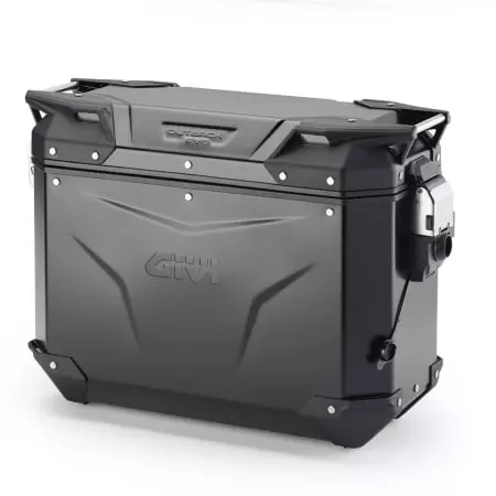 Valise Latérale Gauche Givi Trekker Outback Evo Smart 37L Alu Noir - Sans Serrure