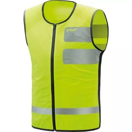 Gilet Réfléchissant T.UR Vision Jaune Fluo