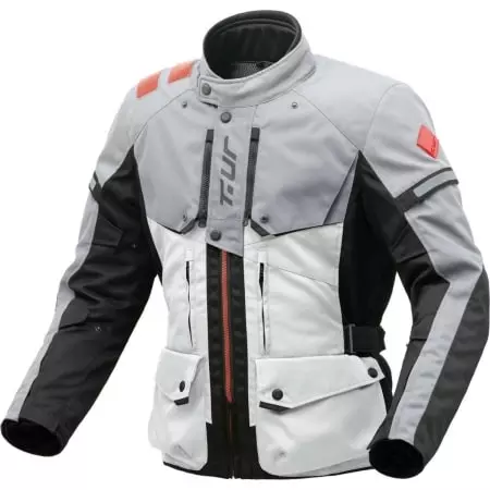 Veste T.UR Waypoint Hydroscud® Gris Clair Ice Noir Orange