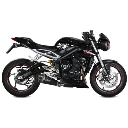 Silencieux MIVV Delta Race Inox Noir/Carbone 1106749001 - Echappement moto MIVV