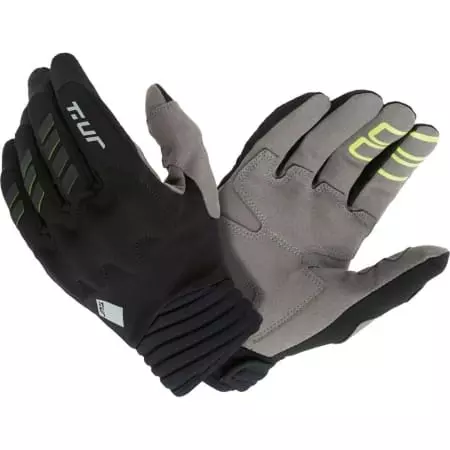 Gants T.UR G Six Pro Noir Gris Jaune Fluo
