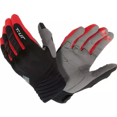 Gants T.UR G Six Noir Rouge