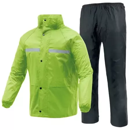 Tenue De Pluie Moto Tucano Urbano Sepiove Noir Jaune Fluo