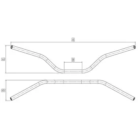 Guidon Tommaselli Enduro Vintage 1091536