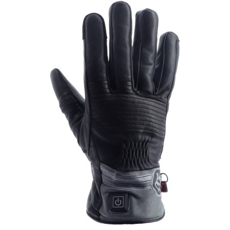 Gants Chauffants Helstons Fender Heating Noir Gris - Gants Moto HELSTONS