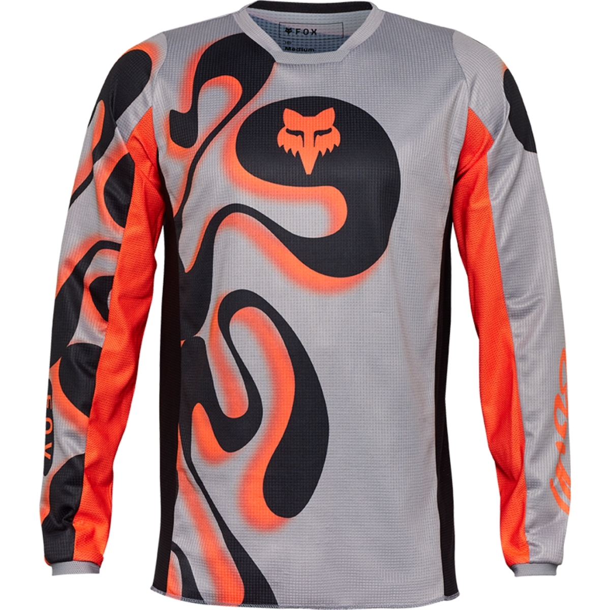 Maillot Cross Fox 180 Emotion Gris Métal