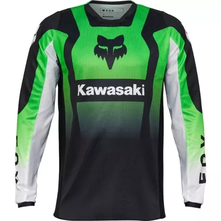 Maillot Cross Fox 180 Kawasaki Vert Fluo