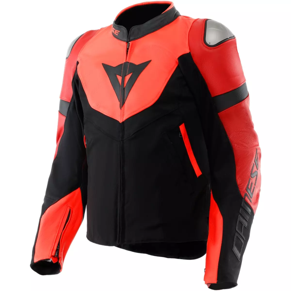 Blouson Dainese Iperattiva Rouge Fluo Noir
