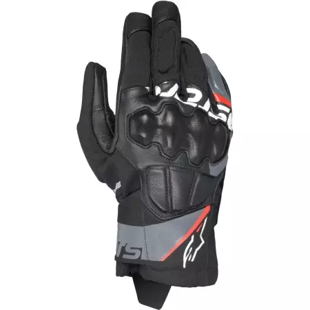 Gants Alpinestars Corozal V3 Drystar Noir Gris Rouge Fluo