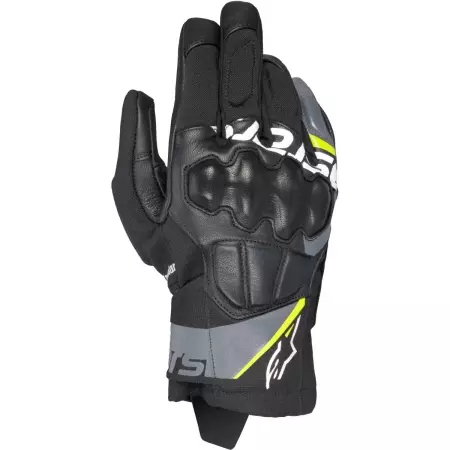 Gants Alpinestars Corozal V3 Drystar Noir Gris Jaune Fluo