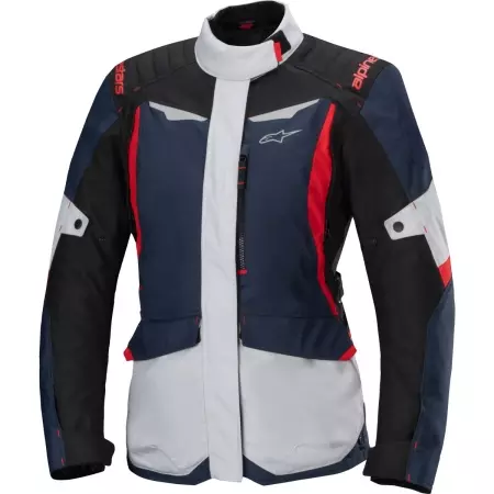 Veste Femme Alpinestars Stella ST-1 Waterproof Bleu Foncé Gris Clair Noir Rouge Brillant