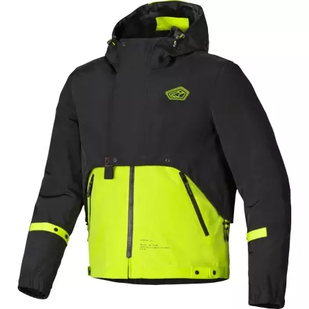 Blouson Alpinestars Mootant WP Parka Lime Punch Noir