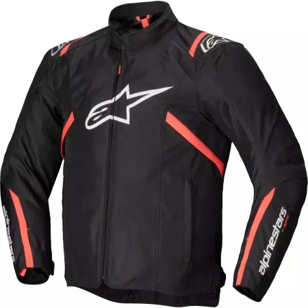 Blouson Alpinestars T-SPS V2 Waterproof Noir Blanc Rouge Fluo