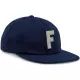 Casquette Fox Big F Adjustable Wool Bleu Midnight