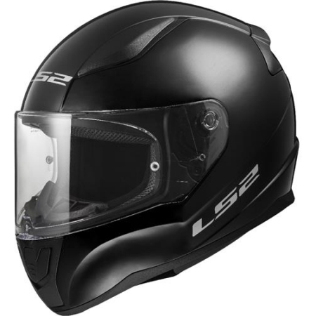 Casque LS2 FF353 Rapid II Solid Noir Brillant