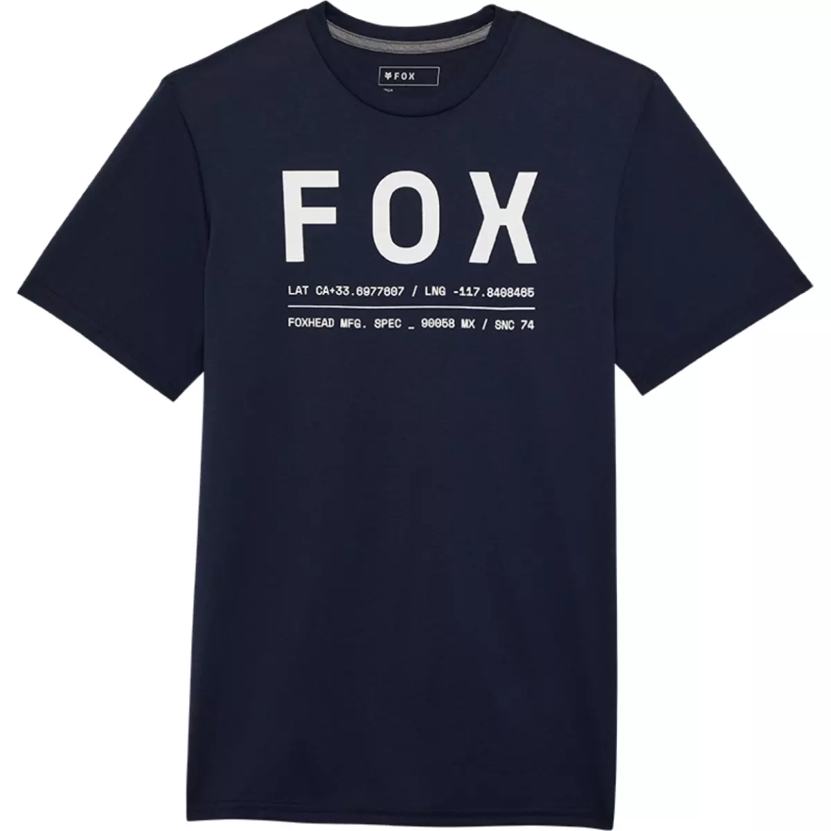T-Shirt Fox Non Stop Tech Bleu Minuit