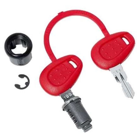 Kit Barillet Serrure Kappa Bleu pour Valise et Top Case