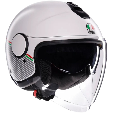 Casque AGV Eteres Capoliveri Blanc Italie Mat