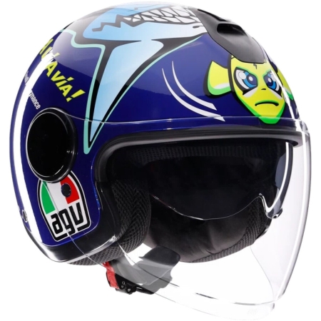 Casque AGV Eteres Rossi Misano 2015 Multicolore