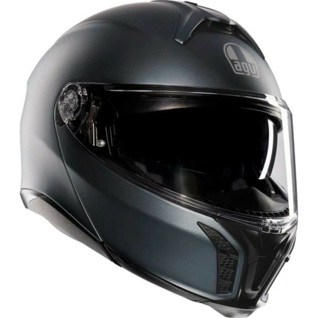 Casque Modulable AGV Tourmodular Mplk Solid Ardesia Noir Mat Gris
