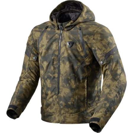 Blouson REV'IT Flare 3 H2O Vert Foncé Camouflage