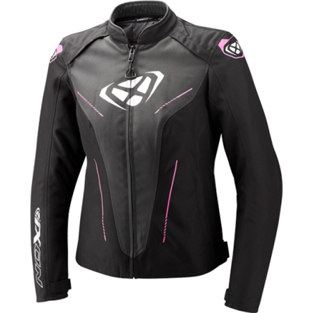 Blouson Femme Ixon Prodigy Lady Noir Anthracite Rose Vif