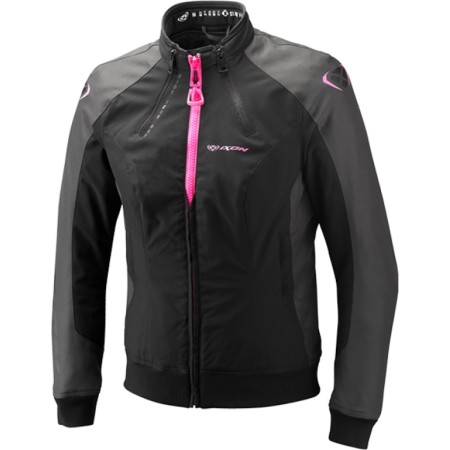 Blouson Femme Ixon Siwa Lady Noir Anthracite Rose Vif