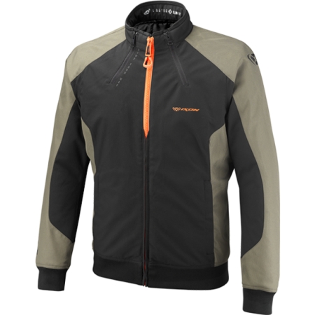 Blouson Ixon Siwa Kaki Noir - Blouson Moto IXON