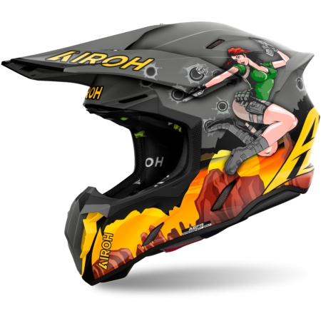 Casque Cross Airoh Twist 3 Aventure Mat