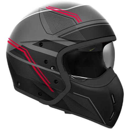 Casque Airoh J 110 Slim Rouge Mat