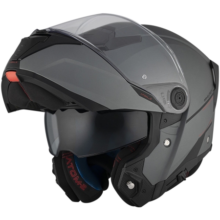 Casque MT Helmets Atom 2 SV Solid Titane Mat - Casque Modulable MT Helmets