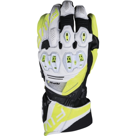 Gants Five RFX1 Evo Blanc Jaune Fluo