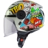 Casque Enfant MT Helmets Lite Kid TBO A0 Blanc Multicolore