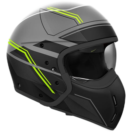 Casque Airoh J 110 Slim Jaune Mat