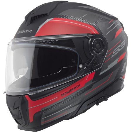 Casque Schuberth S3 Apex Anthracite Rouge Mat