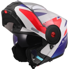 Casque Ls2 FF902 Scope II Duria Blanc Bleu Rouge