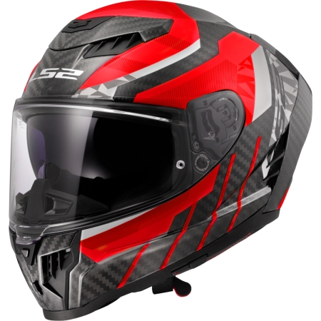Casque Ls2 FF807 Dragon Trax Rouge
