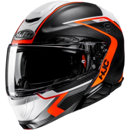Casque HJC RPHA91 Carbon Lagos Noir Orange