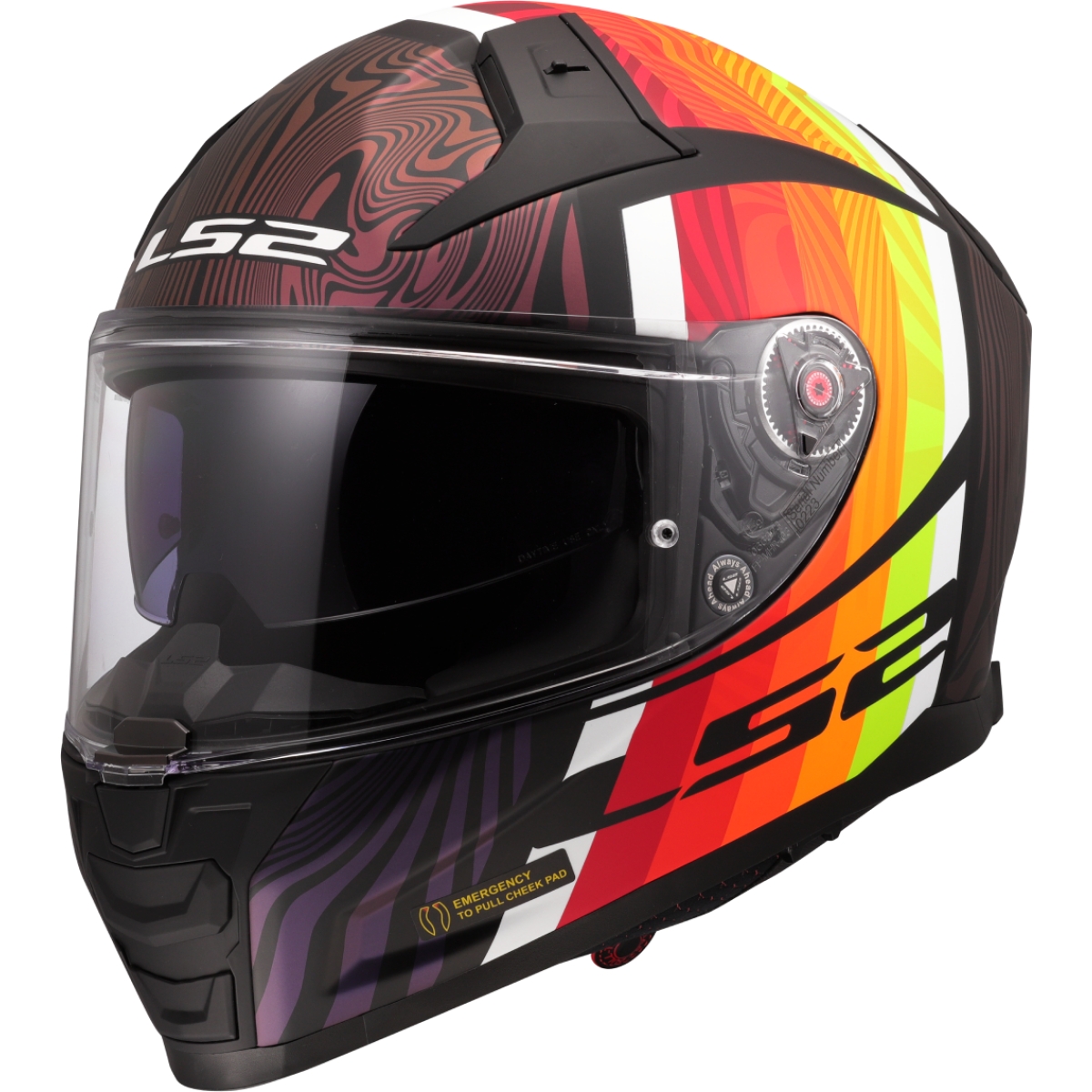 Casque Moto LS2 Nc Mixte - Fibre De Carbone, écran Pinlock Anti-buée, Mentonnière 180°