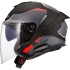 Casque Ls2 OF618 Verso II Air Noir Rouge Brillant