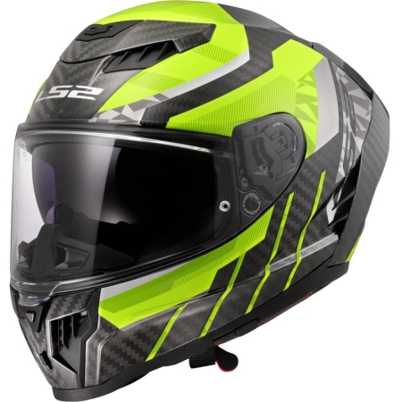 Casque Ls2 FF807 Dragon Trax H-Vis Jaune